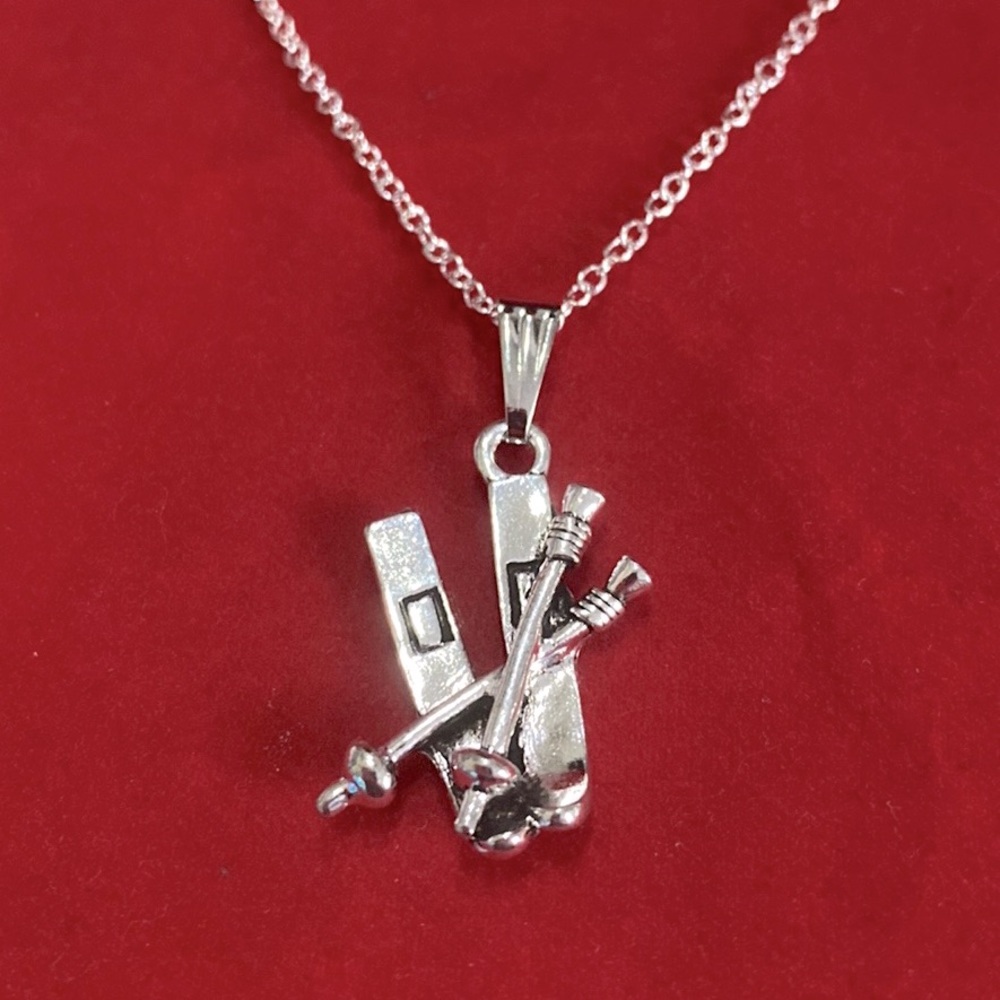 Ski Necklace May Be Personalized